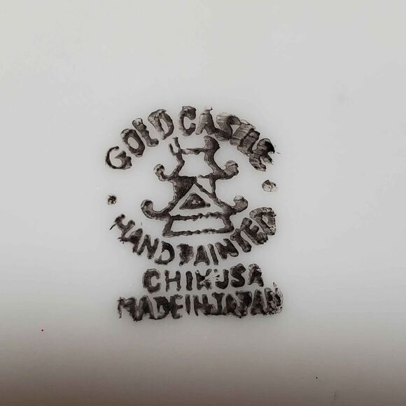 Gold Castle Fruit Trinket Box Japan Vintage - Picture 8 of 9